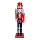thumbnail image 2 of Cascanueces Marioneta Adorno de Regalo Coleccionable Escultura Tradicional para Temática Rojo, 2 of 7