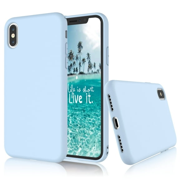 Teckoo Case for Apple iPhone X / iPhone XR / iPhone XS / iPhone XS Max / iPhone 10, Shockproof Case Ultra Thin Matte Charming Colorful Slim Soft TPU Bumper Case Cover