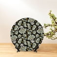 thumbnail image 6 of Sikiie Skull with Dollar Bone China Decorative Plate Personality Ceramic Dinner Plate Crafts Decorative Ceramic Decorative Plate -6in, 6 of 6