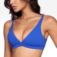 thumbnail image 2 of Sostén INGIA Deep escote en V con espalda en U, sin varillas, con relleno, color royal, talla XL, 2 of 6