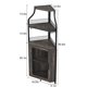 thumbnail image 2 of Yeshouse mueble esquinero para vinoteca de estilo rústico, pequeño aparador con estante desmontable y puerta de malla, soporte para vasos, armario para licores y café, ideal para cocina y comedor, 2 of 8