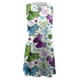 thumbnail image 4 of HomeGardon Summer Dresses for Women 2024 Womens Summer Casual Shirt Dresses Sleeveless Tshirt Sundress Vest Tank Top Floral Printed Boho Daily Shift Dress Black,S-3XL, 4 of 4