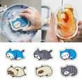 thumbnail image 2 of SDFGTstore Lovely Dishwashing Sponge No Scratch Cartoon Cleaning Kitchen Scrub Sponges, 2 of 19