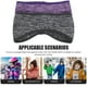 thumbnail image 5 of KAKOWELY 2 orejeras de forro polar con cobertura completa, diadema deportiva resistente al frío para deportes al aire libre, color morado y gris., 5 of 5