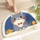 thumbnail image 1 of Decoración del hogar, alfombras, alfombras de baño, tapetes, alfombra, tapete de baño semicircular de 40*60 cm, tapete absorbente sanitario, tapete para puerta del hogar, tapete de inodoro, tapete de, 1 of 2