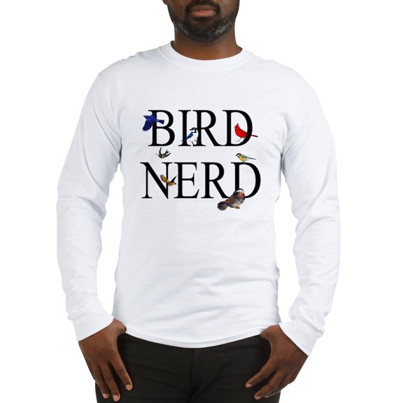 CafePress - Bird Nerd Long Sleeve T Shirt - Unisex Cotton Long Sleeve T-Shirt