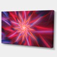 thumbnail image 2 of Fleur Exotique Rouge et Violette Brillante - Impression d'Art sur Toile Florale, 2 of 4
