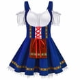 thumbnail image 2 of Jsaierl Women's Oktoberfest Dress Plus Size Vintage Halloween Costumeses Victorian Irish Costumes Princess Ball Gown Dresses, 2 of 3