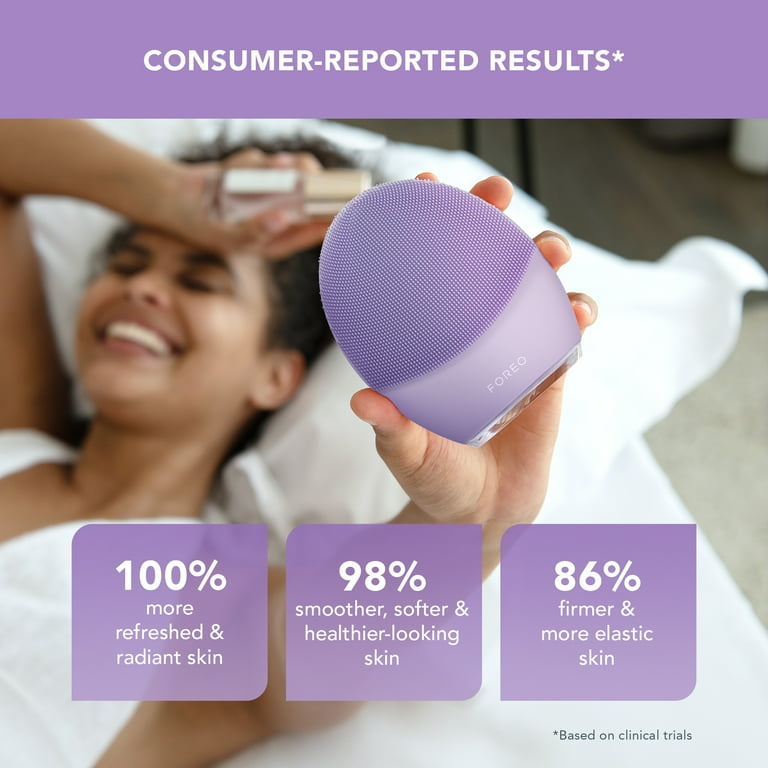 FOREO LUNA 4, 2-in-1 Smart Facial Cleansing and Firming Massage