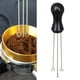 thumbnail image 5 of Prensador de café Elegance, plano, para portafiltros. Acero inoxidable. Negro, 5 of 9