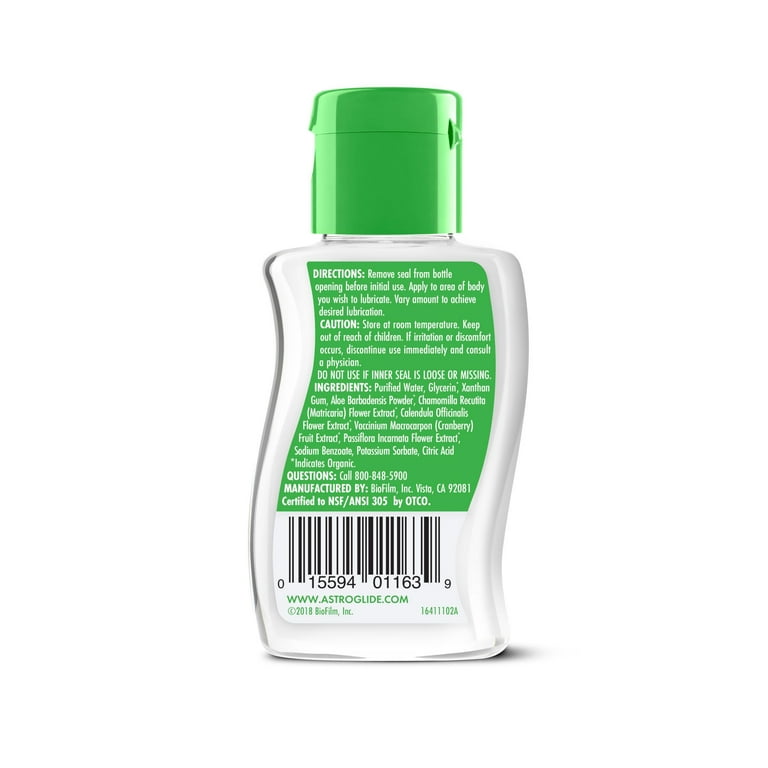 astroglide certified organic personal lubricant Astroglide Sensual Massage Oil and Lube (4oz), O Organic Essential Oil  Based Hydrating Personal Lubricant, USDA Certified Organic in Saudi Arabia main image 0
