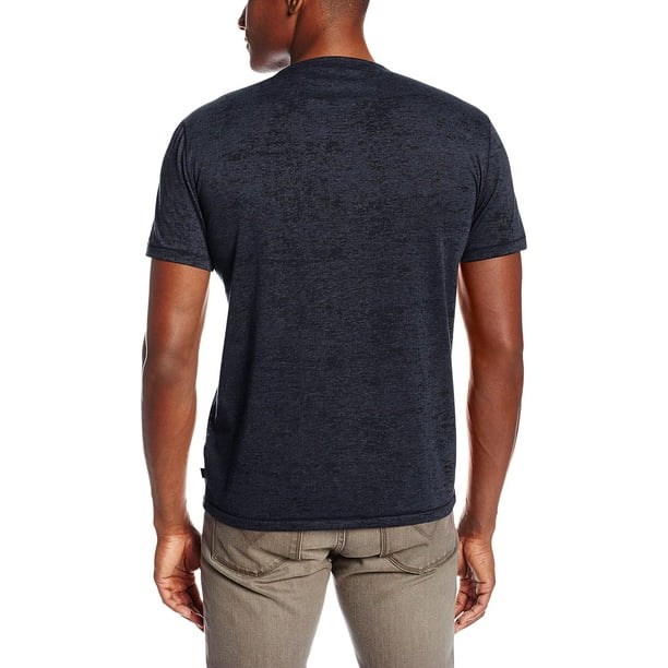 John Varvatos Men's Short Sleeve Burnout Creweck Tee, Blue Heather, SM :  : Clothing, Shoes & Accessories