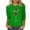 Green christmas tops, variant on Usmixi Winter Tee Tops for Women Womens Christmas Shirts Merry Xmas Round Neck Lightweight Ladies Pullover Blouses Casual Snowflake Print Tee Tops Fall 3/4 Sleeve Tops