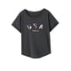 thumbnail image 4 of Camiseta para mujer verano cuello redondo suave cuello redondo camiseta para playa compras calle M, 4 of 7