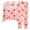 Pink, variant on Christmas pajamas Women's Solid Color Teddy Bear Printed Flannel Warm Suit Winter Thick Warm Home Clothes