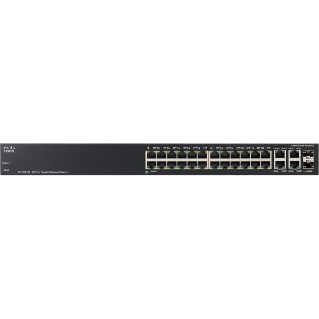 Cisco SG300-28 28-Port Gigabit Managed Layer 3 Switch by Cisco