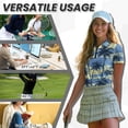 thumbnail image 7 of Binienty Seaside Palm Tree His and Hers Matching Outfits Versatile Classic Fit Men Women Funny Couple Golf Shirts Comfortable Quarter Zip Pullover for Workout Sports, 7 of 7