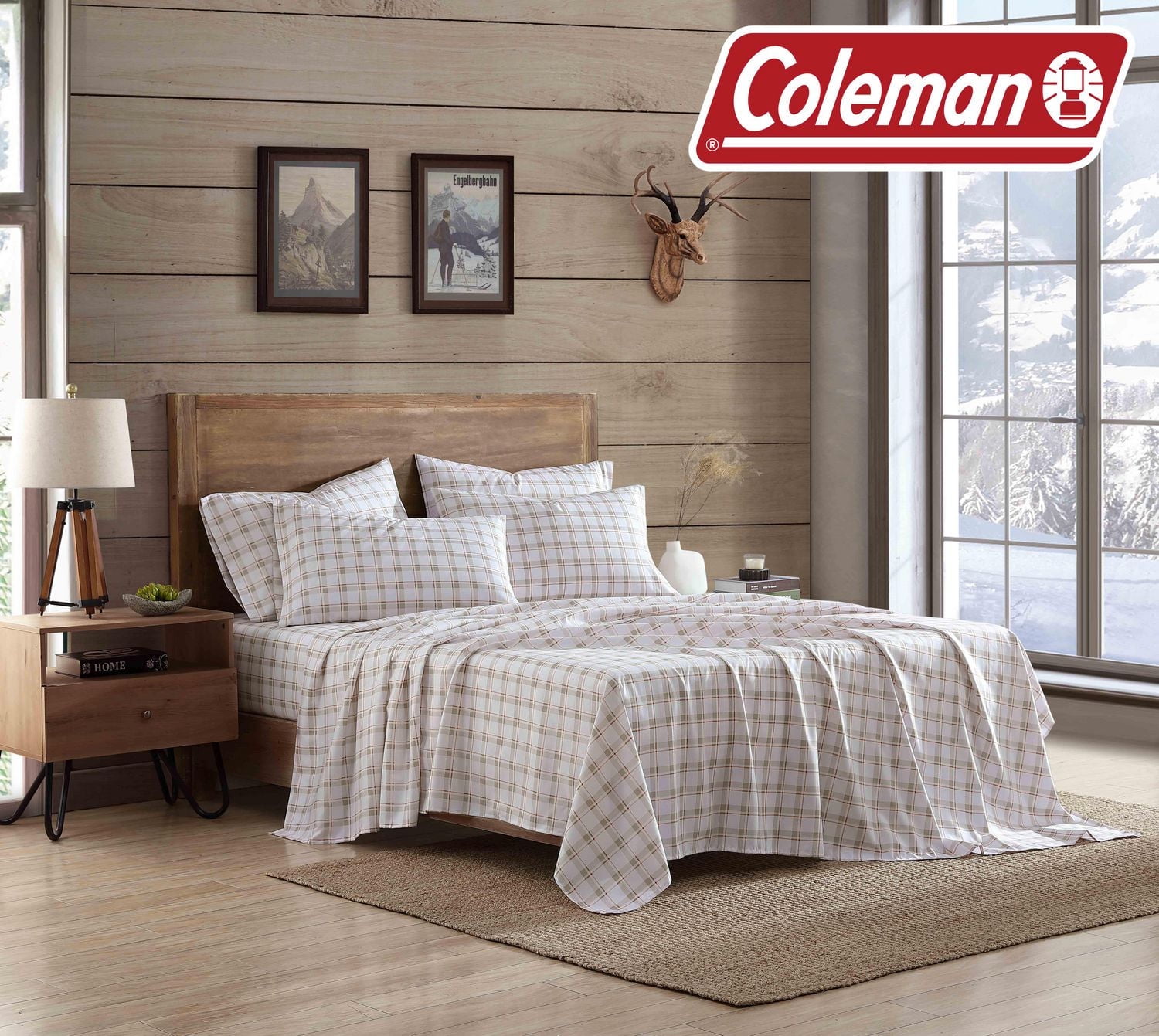 Coleman Printed Microfiber Sheet Set