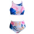 thumbnail image 3 of Vedolay Swimsuit Brazilian Bikini Sets for Women High Cut 2PCS Thong Swimsuit Tie Knot Ruched Swimwear,Pink L, 3 of 5