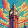 thumbnail image 1 of Big Ben - Peinture Diamant DIY, 1 of 6