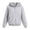 Gray#basic zip up hoodie girls, variant on lcziwo Girl Windbreaker Jacket with Hood Long Lightweight Waterproof Pockets Raincoat Button Down Zip Up Drawstring Jackets Light Blue,130