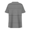 thumbnail image 5 of Lumivie Summer Tops For Women 2025 Trendy Tunic Shirts Workout Tshirts Shirts For Women Fitted Plus Size Blouses For Women 3X-4X Cropped T Shirts For Women Pack, 5 of 6