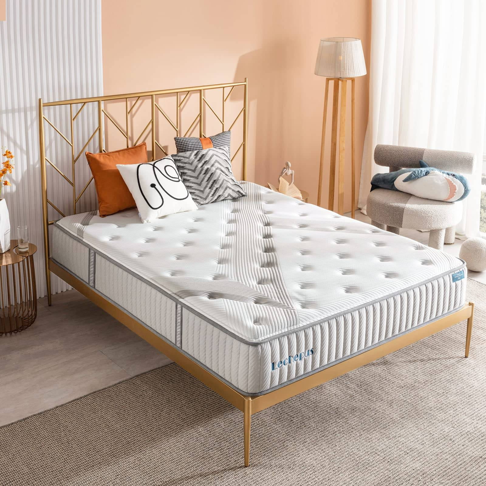 Twin Mattress, 10 inch Hybrid Foam Mattresses in a Box, Pocket