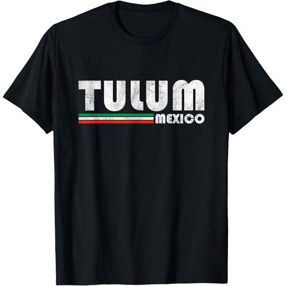 Tulum Mexico Retro Vintage Travel Vacation Gift T-Shirt