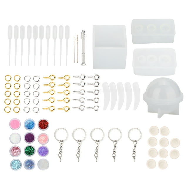 Juego De Resina Epoxi, Hallazgos De Joyería De Accesorios De Bricolaje Para La Fabricación De Bricolaje Para Decoraciones Para La Fabricación De Joyas Para Bricolaje ANGGREK Epoxy Resin DIY Accessory