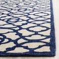 thumbnail image 3 of SAFAVIEH Cedar Brook Deandre Trellis Area Rug, Ivory/Navy, 8' x 10', 3 of 8