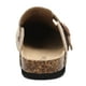 thumbnail image 4 of Sandalias Clogs & Mules de gamuza y piel con soporte en forma de arco, 4 of 7