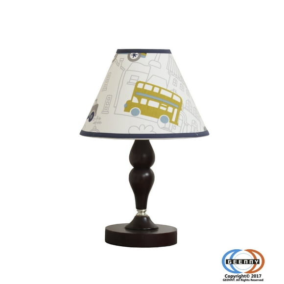 GEENNY Lamp Shade Without Base, Transportation Cars Vehicles, Multi-Colors, Crib