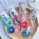 thumbnail image 5 of Diademas con lazos para niña, lazos de princesa, pelucas coloridas, pinzas para el pelo de cola de caballo de unicornio, accesorios de regalo para niña, 5 of 5