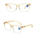 thumbnail image 3 of 3 Pack Filter Blue Light Reading Glasses Square Presbyopic Glasses Large Clear Frame Readers, 3 of 3