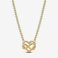 thumbnail image 4 of Sparkling Infinity Heart Collier Necklace, 4 of 6