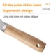 thumbnail image 3 of Cuchillo para queso y tomate, cuchillo para queso que corta todo tipo de quesos para cortar, rebanar y servir, 3 of 5