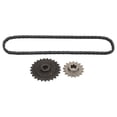 thumbnail image 2 of Sprocket Chain Link Kit, Drive Chain Sprocket Kit Bike Accessory Easy To Install Stable Steel  for Mini Bike, 2 of 7