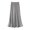 Silver Gray, variant on sunsanly Women High Waist Midi Skirt Smooth Satin A-Line Fishtail Skirt Hip Wrapped Solid Color Large Hem Skirt Workwear