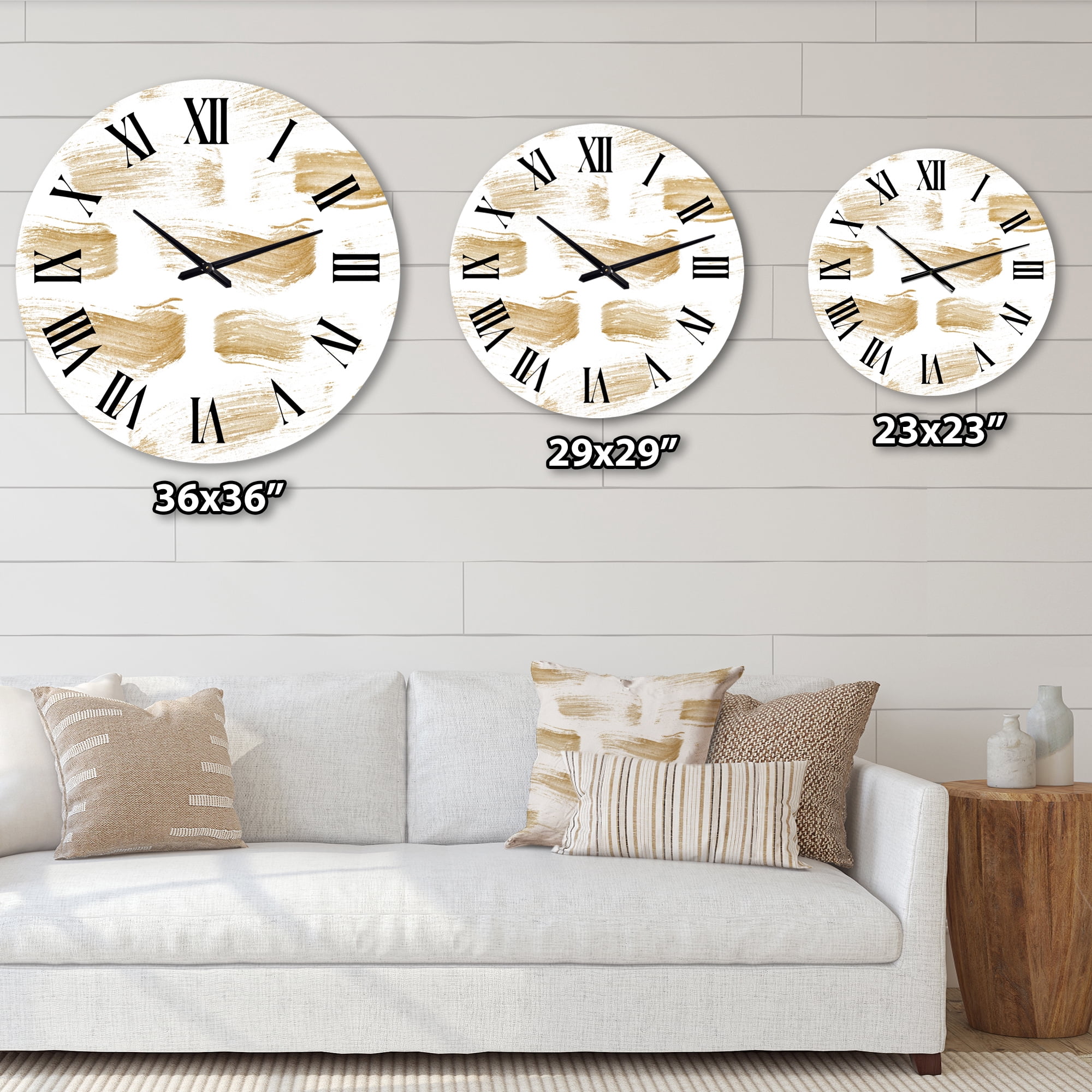 Designart 1 in Quartz Modern/Contemporary Wall Clock