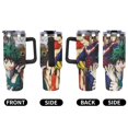 thumbnail image 6 of My Hero Academia 40 Oz Tumbler with Handle And Straw, Vacuum Insulated Stainless Steel Double Wall Water Bottle Travel Coffee Mug, Gifts for Women Boys Girls, 6 of 8