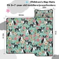 thumbnail image 5 of Boston Terrier Floral Flowers Toddler Nap Mats for Kids Preschool,Sleeping Mat Bag or Kids,Toddler Sleeping Bag,Toddler Nap Mat or Daycare, 5 of 6
