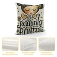 thumbnail image 4 of YINGXI Good s Say Words Throw Pillow Cover, Cushion Cover for Sofa Bed Home Decor, 22x22in, 4 of 5