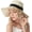 Beige, variant on Wide Brim Straw Panama Hat Straw Sun Hat Beach Hat Summer Hats UPF50+ Straw Fedora with Leopard Print