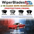 thumbnail image 2 of 2004 Acura NSX Beam Wiper Blades Wipers w/2yr Warranty (Set of 2) (WiperBladesUSA), 2 of 5