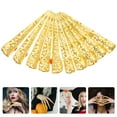 thumbnail image 3 of Shisuyan 10pcs Finger Claws Ancient Queen Nail Tips Cover Fingertip Nail Cover Costume Accessory, 3 of 9