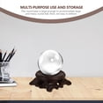 thumbnail image 4 of Soporte de exhibición de bolas de cristal, base de madera, esfera, globo, soporte de piedra, bandeja decorativa, 4 of 8