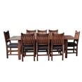 thumbnail image 3 of Crafters and Weavers Arts and Crafts Solid Wood Stow Leaf Table in Walnut, 3 of 4