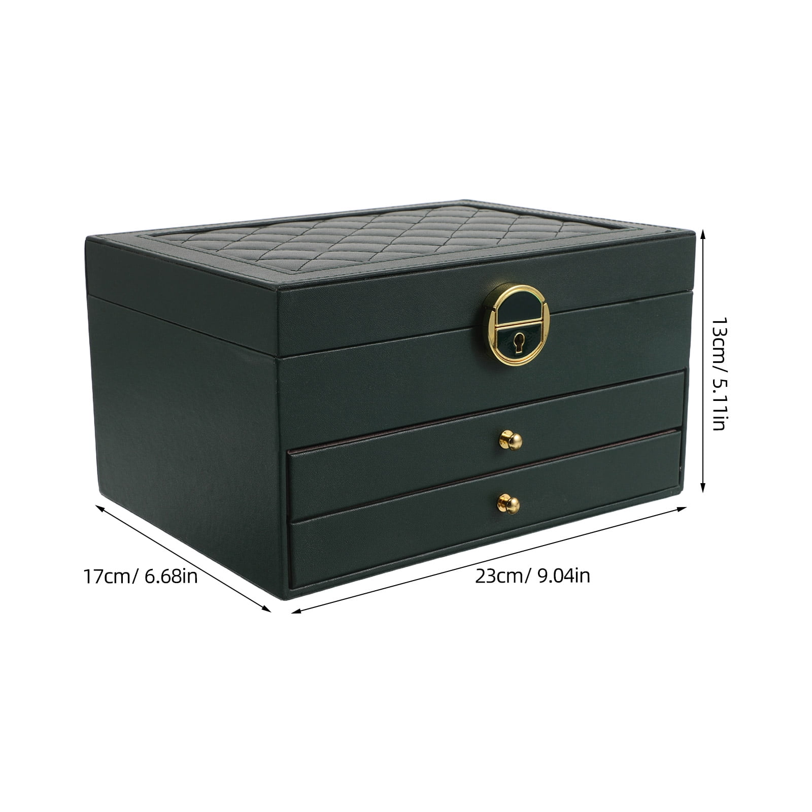 UPOUART Jewelry Box with Multiple Storage Compartments, Stylish Design for Travel and Home Use, 1 Piece Drawer Organizer