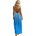 thumbnail image 6 of Mifsaly Gradient Backless Dresses Women Spaghetti Strap Flowy Dress Lightweight Flowy Beach Cover Summer Vacation Beach Sundresses XXXL, 6 of 9