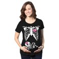 thumbnail image 1 of Camiseta de maternidad Crazy Dog Funny Skeleton It's A Girl, 1 of 9